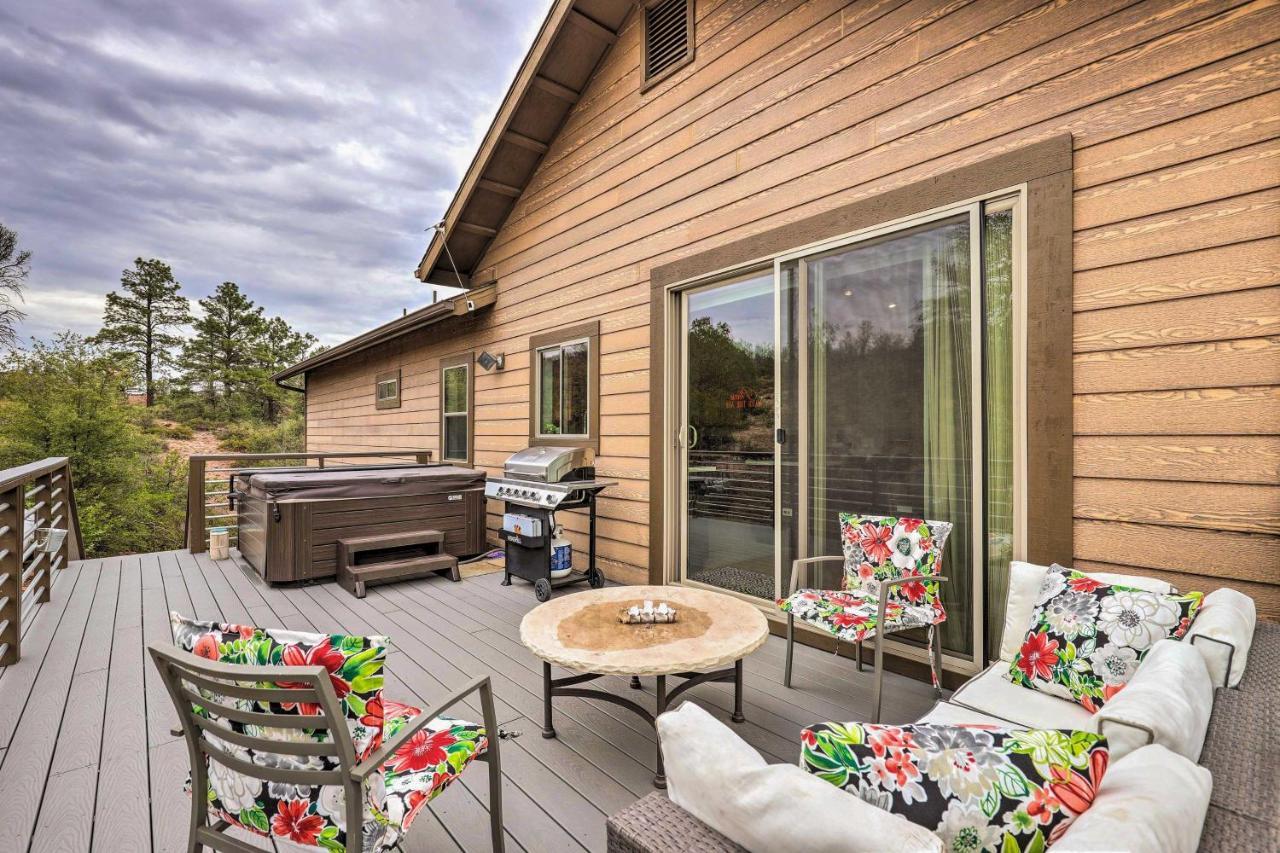 Elkwood Lodge Star Valley Cabin With Hot Tub Payson Exteriér fotografie