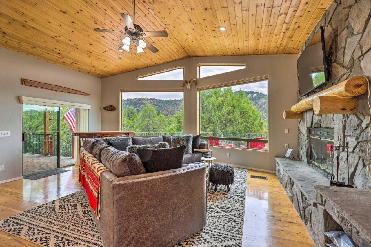 Elkwood Lodge Star Valley Cabin With Hot Tub Payson Exteriér fotografie