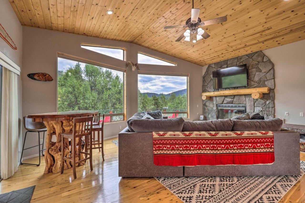 Elkwood Lodge Star Valley Cabin With Hot Tub Payson Exteriér fotografie